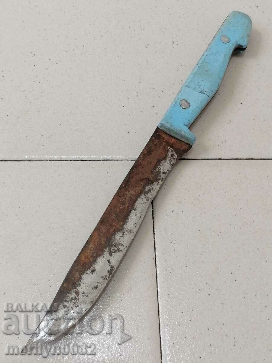 Old butcher knife, karakulak, shank with price 43.00 BGN | € 21.99 Old butcher knife, karakulak, shank with price 43.00 BGN | € 21.99