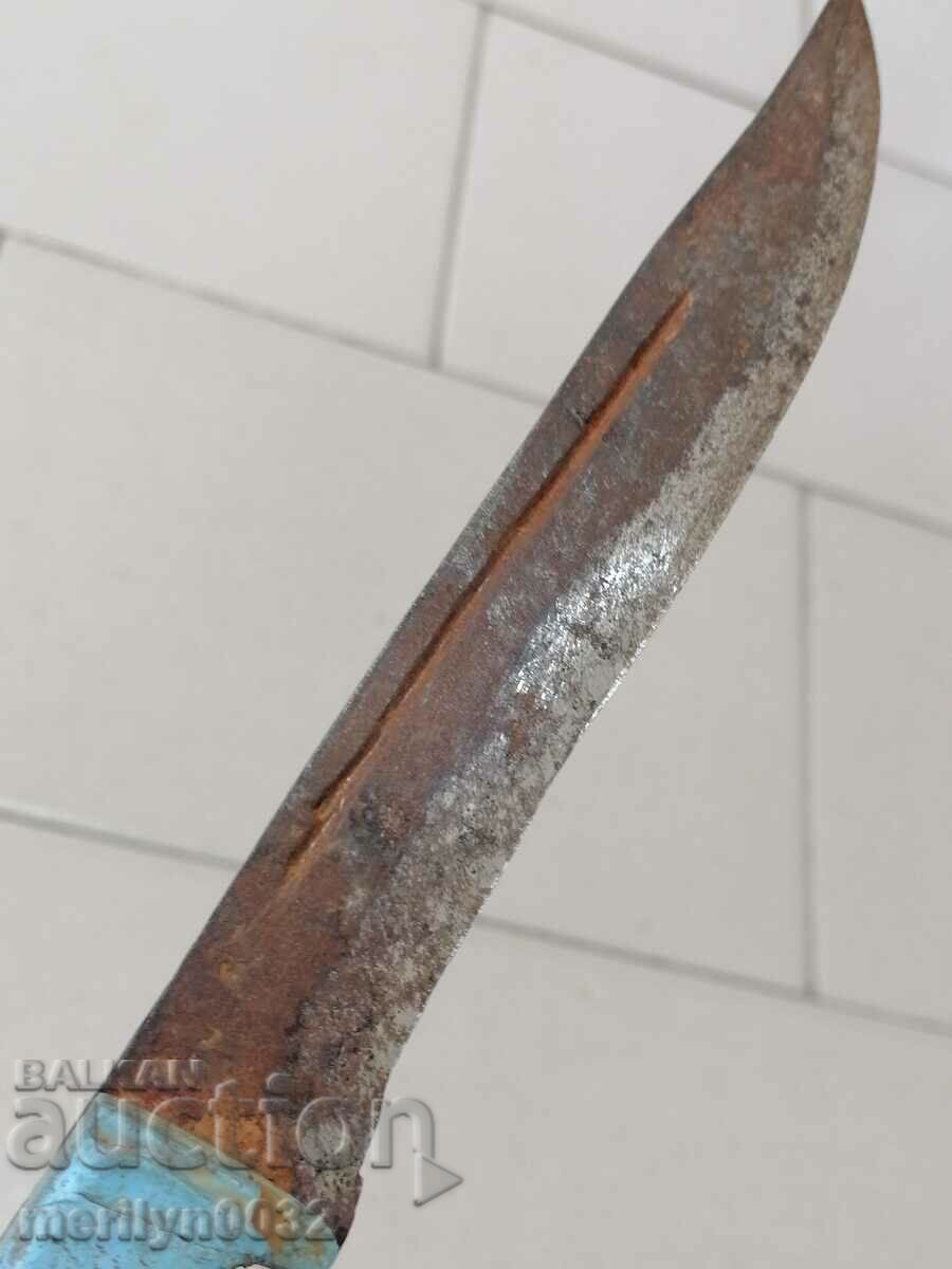 Old butcher knife, karakulak, shank - 7 Old butcher knife, karakulak, shank - 7