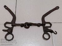 Old wrought bridle, wrought iron, harness