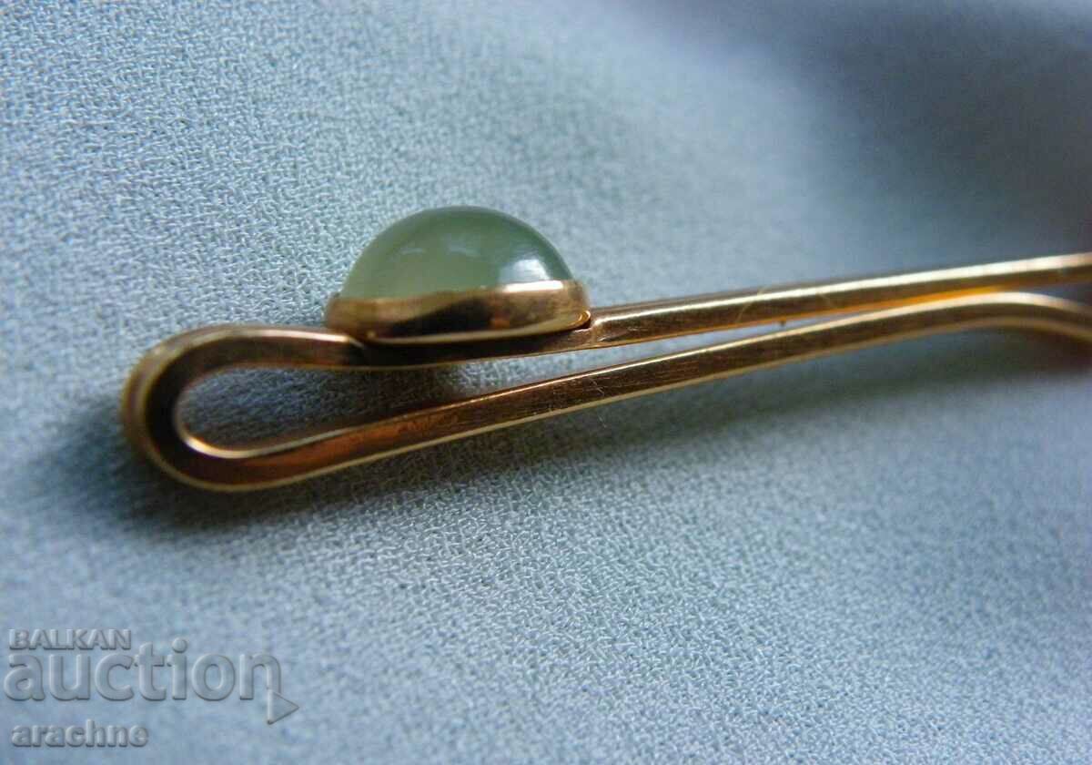 Delivery of For special men, Brazilianite clip from L&M fine jewelry Delivery of For special men, Brazilianite clip from L&M fine jewelry