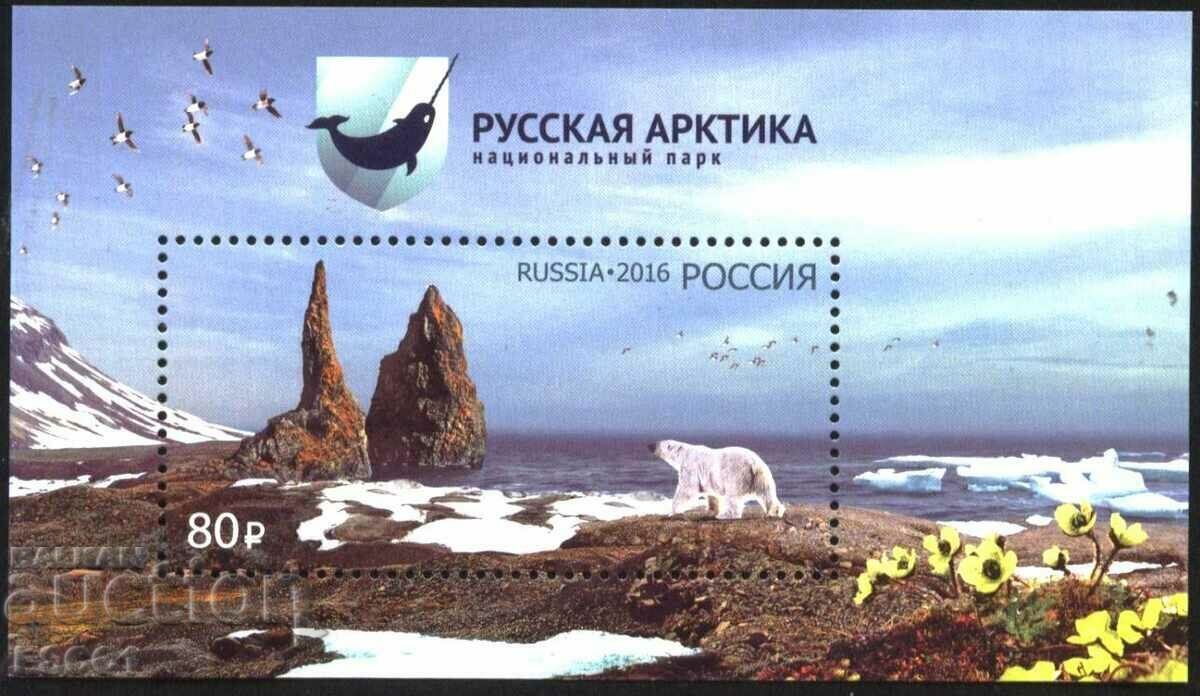 Clean Block Russian Arctic White Bear Landscape 2016 from Russia