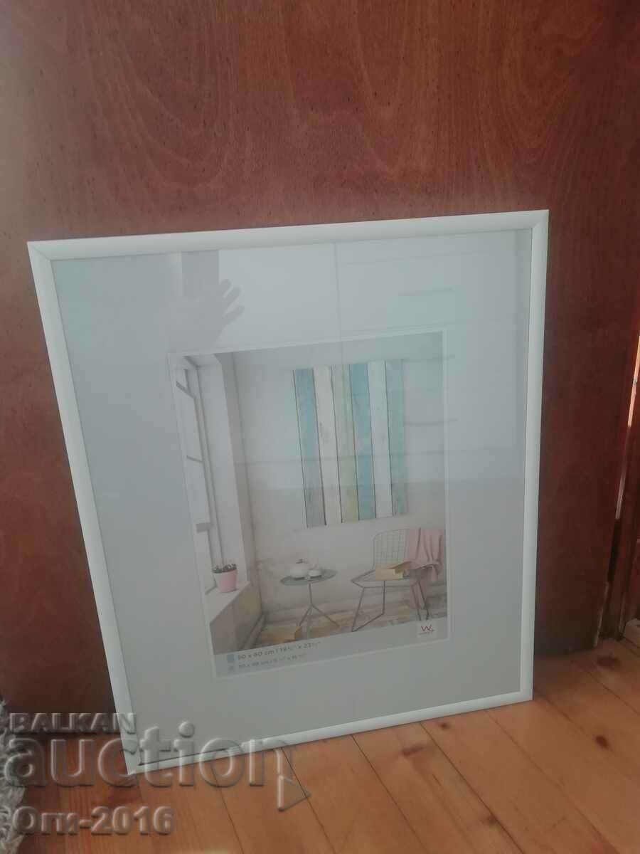 Auction Photo frame, picture with glass 50/60 Auction Photo frame, picture with glass 50/60