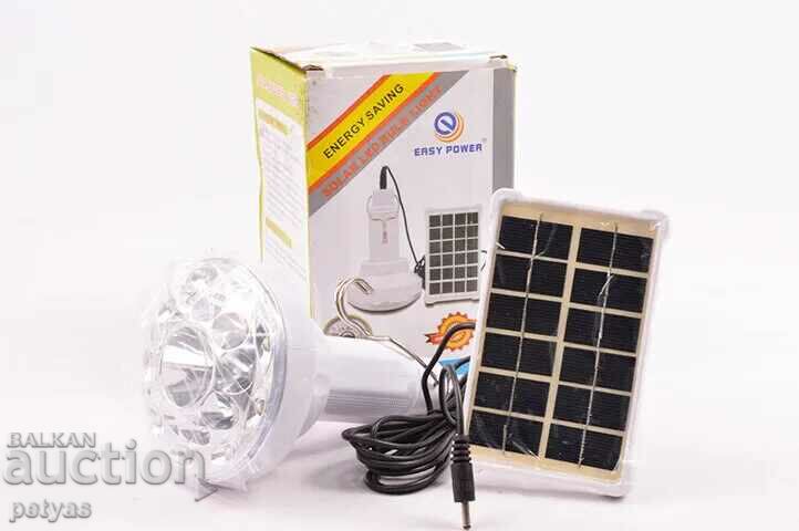Lampa electrica cu panou solar LED 3W/6V - EP-022