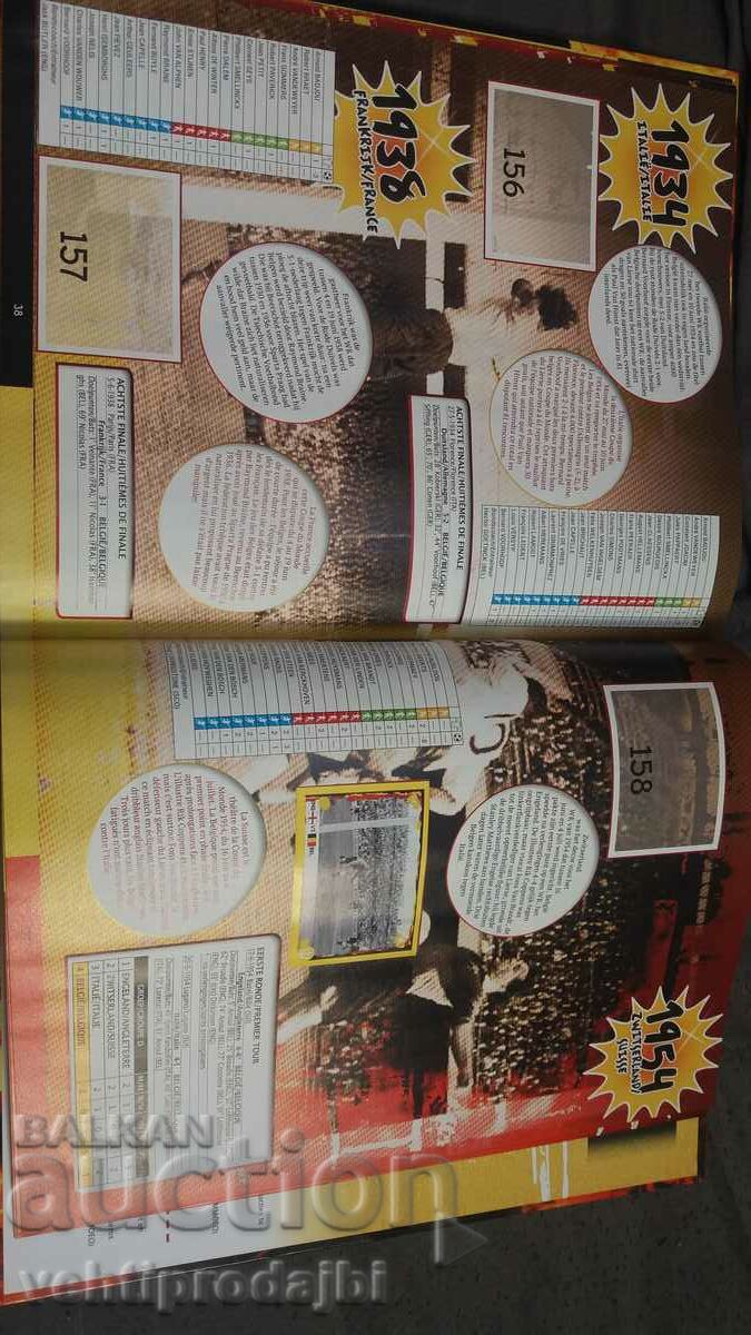 Auction Sticker album - Belgium football Auction Sticker album - Belgium football