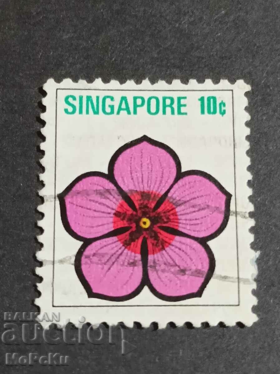 Пощенска марка Сингапур