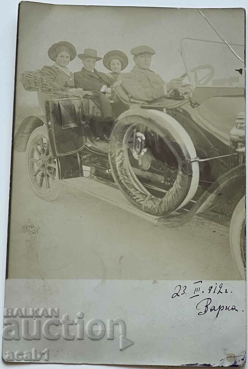 Varna 1912 plimbare cu mașina
