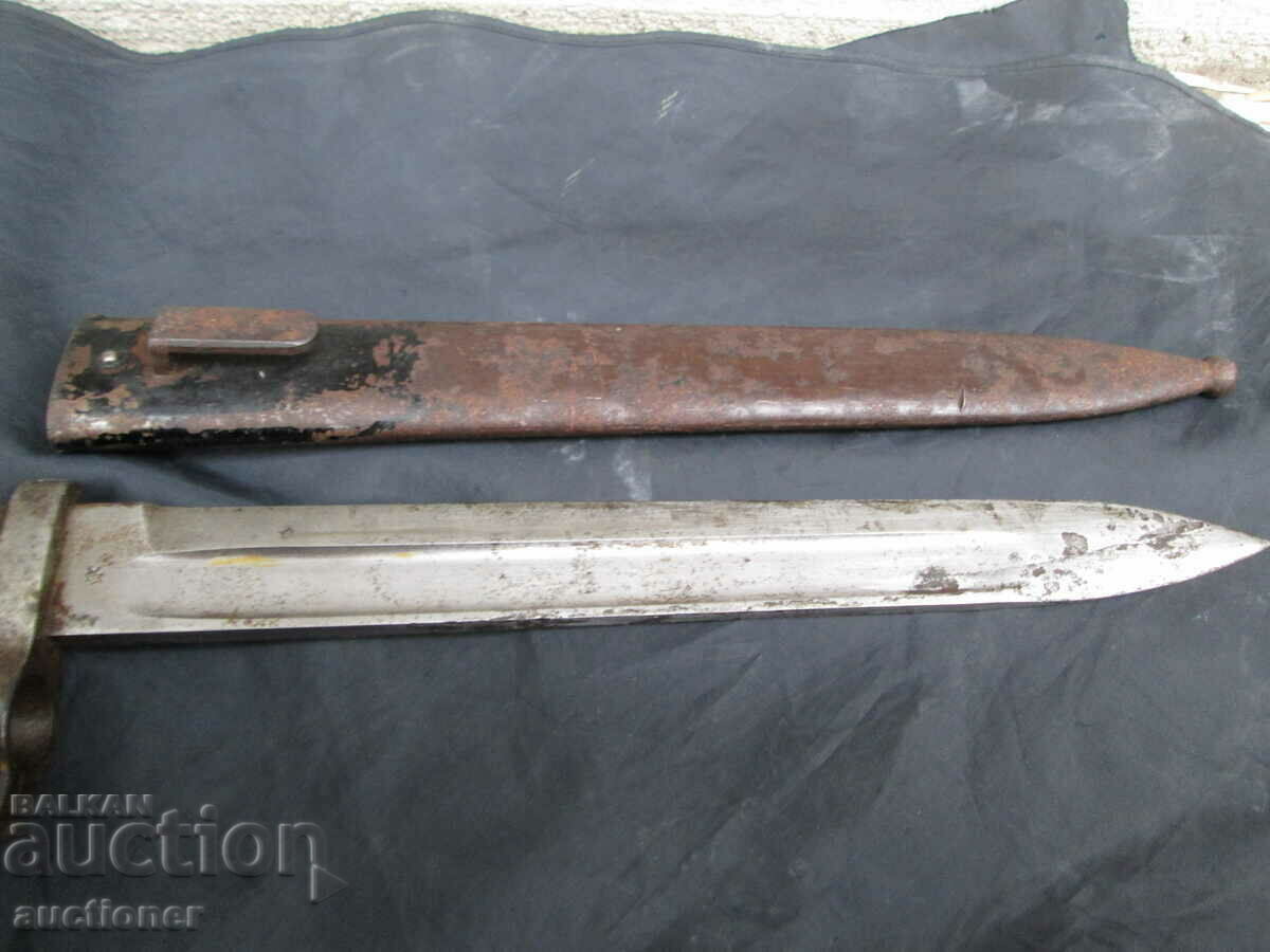 Auction  MANNLICHER M88 SIMSON & CO SUHL BAYONE WITH LION