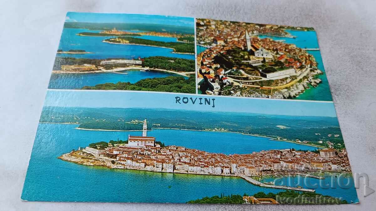 Carte poștală Rovini 1973
