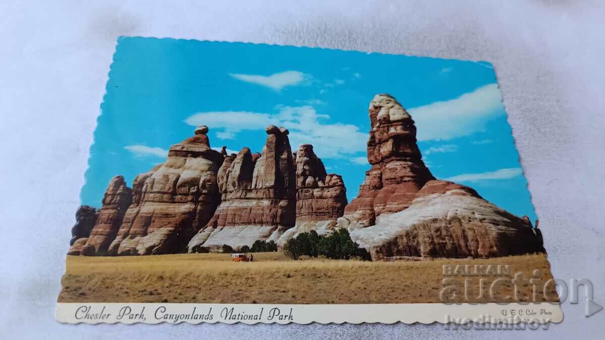 Parcul Național Canyonlands, Utah 1972 carte poștală