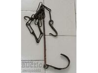 Old Wrought Iron Hearth Chain Wrought Iron Hook Chain