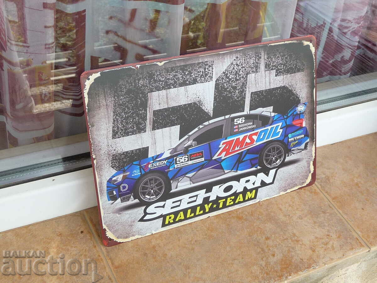 Η ομάδα ράλι Subaru Seehorn με μεταλλική πλάκα αυτοκίνητο ράλι Subaru με τιμή 18.00 BGN | € 9.20 Η ομάδα ράλι Subaru Seehorn με μεταλλική πλάκα αυτοκίνητο ράλι Subaru με τιμή 18.00 BGN | € 9.20