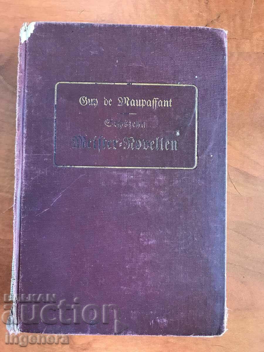 BOOK-GI DE MAUPASSAN-16 MASTER NOVELS-GERMAN LANGUAGE