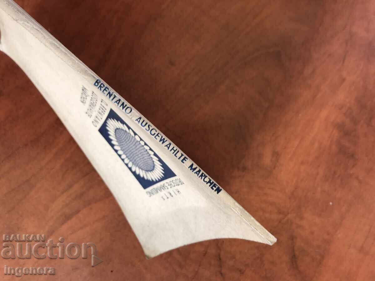 Auction BOOK-CLEMENS BRENTANO-SELECTED TALES-GERMAN LANGUAGE Auction BOOK-CLEMENS BRENTANO-SELECTED TALES-GERMAN LANGUAGE