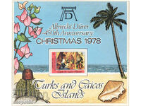 1978. Turks and Caicos. Christmas - Durer paintings.