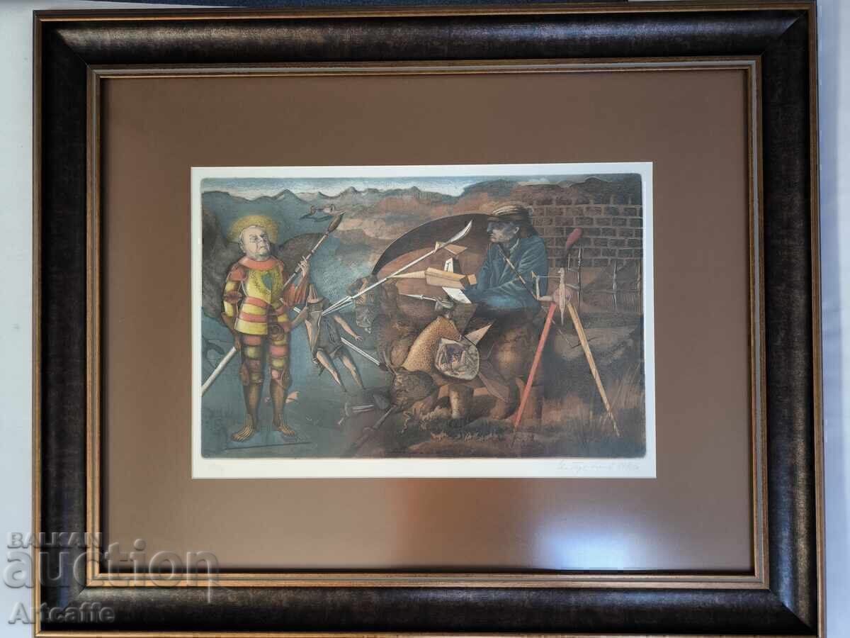 Colored etching - 7 Colored etching - 7