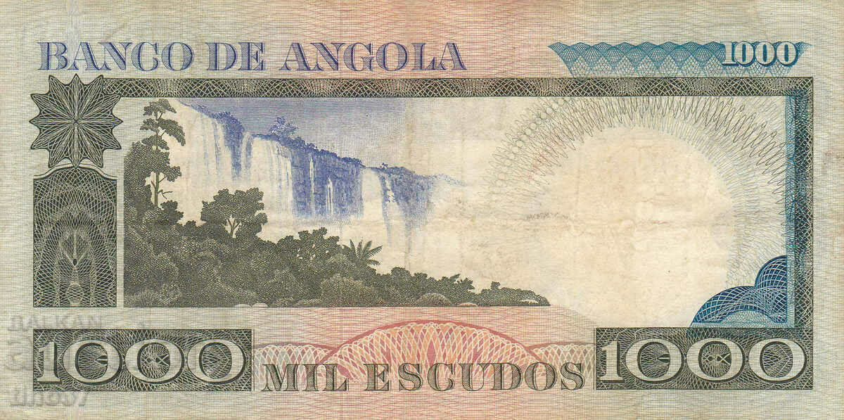 Auction tino37- ANGOLA - 1000 ESCUDOS - 1973 Auction tino37- ANGOLA - 1000 ESCUDOS - 1973