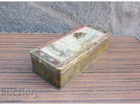 Kingdom of Bulgaria metal cigarette box with Tsar Ferdinand