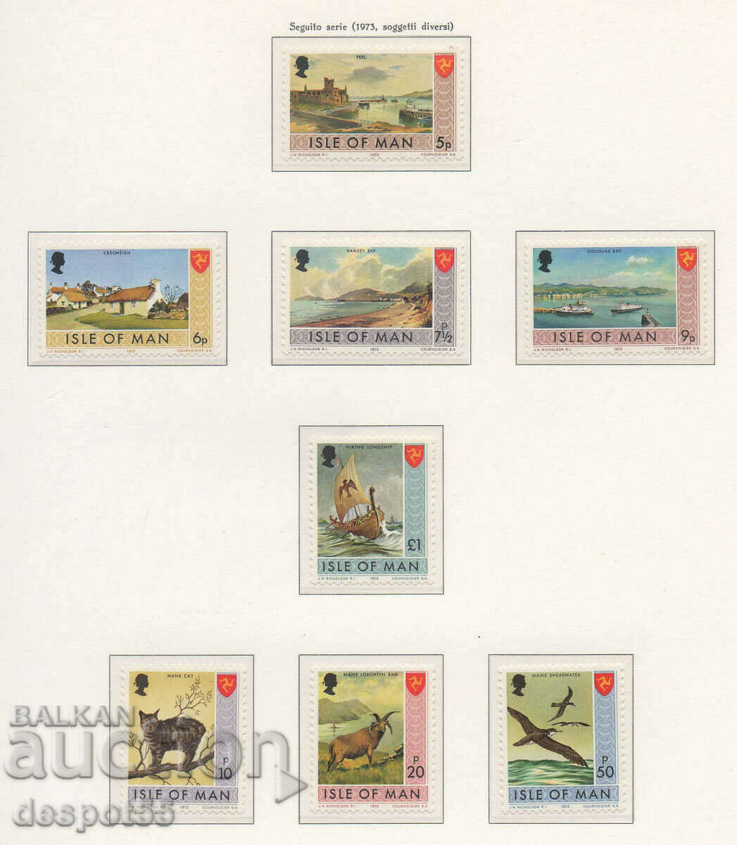 1973. Isle of Man. Postal independence. First stamps of the Isle of Man with price 25.00 BGN | € 12.78 1973. Isle of Man. Postal independence. First stamps of the Isle of Man with price 25.00 BGN | € 12.78