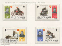 1974. Isle of Man. Νικητές των αγώνων μοτοσυκλέτας ΤΤ.