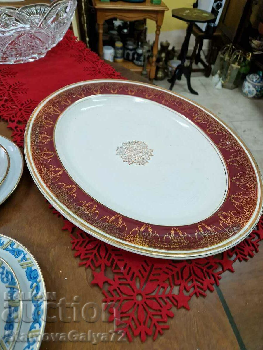 A Beautiful Antique English Porcelain Plate A.G.R.
