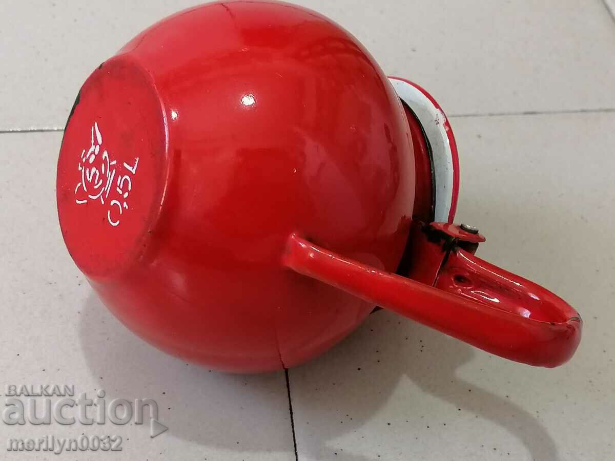 Delivery of Enameled teapot from sotsa pot with enamel Delivery of Enameled teapot from sotsa pot with enamel