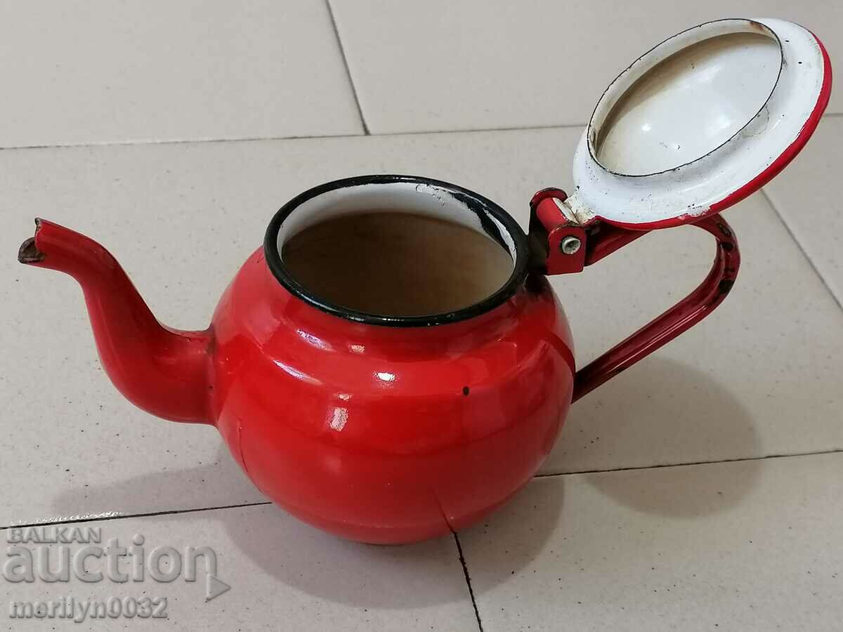 Enameled teapot from sotsa pot with enamel - 5 Enameled teapot from sotsa pot with enamel - 5