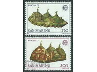 San Marino 1977 Europa CEPT (**) serie curată, fără ștampilă