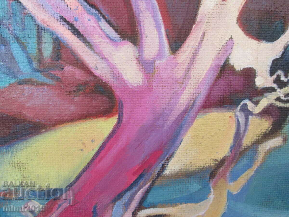 1974 Oil painting signed Todor Dryankov 84x63cm. - 6 1974 Oil painting signed Todor Dryankov 84x63cm. - 6