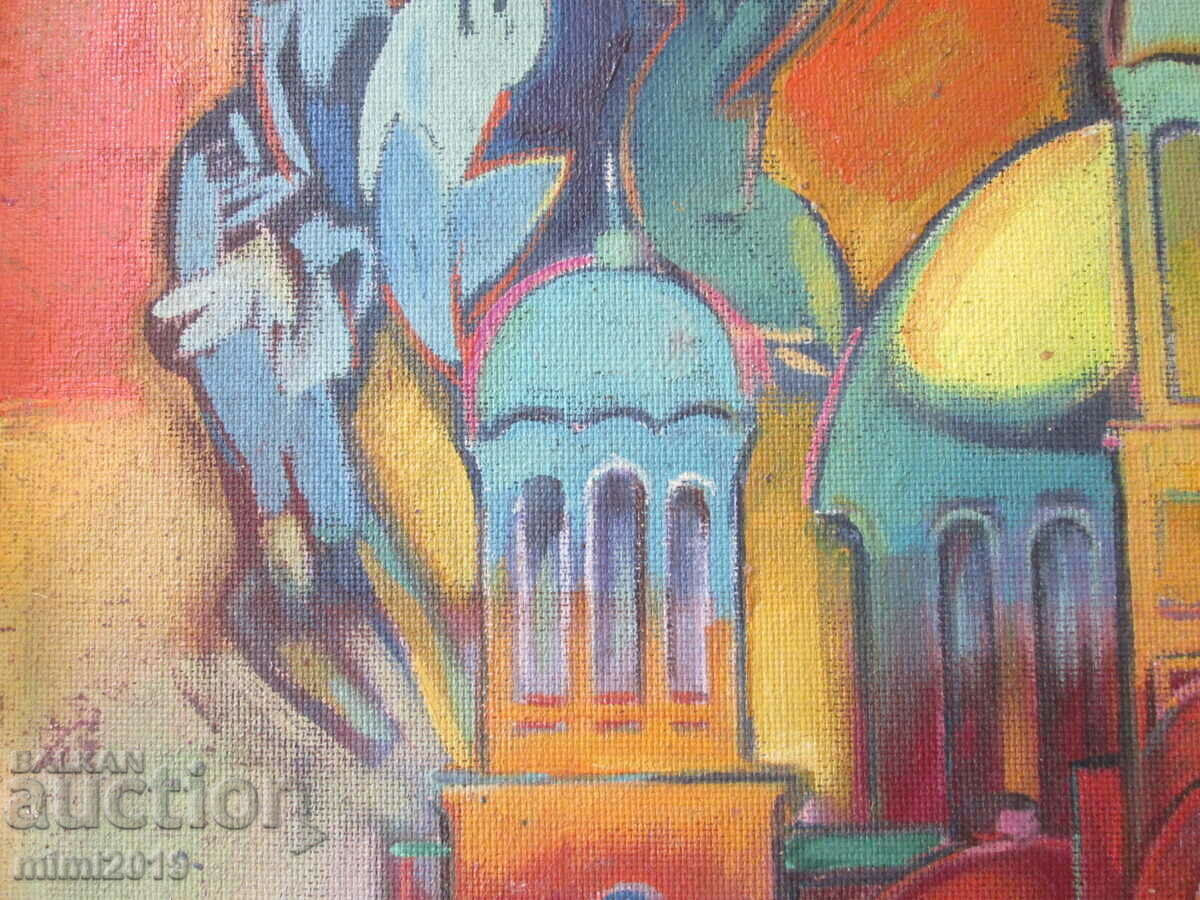 1982 Oil painting signed Todor Dryankov 75x64cm. - 5 1982 Oil painting signed Todor Dryankov 75x64cm. - 5