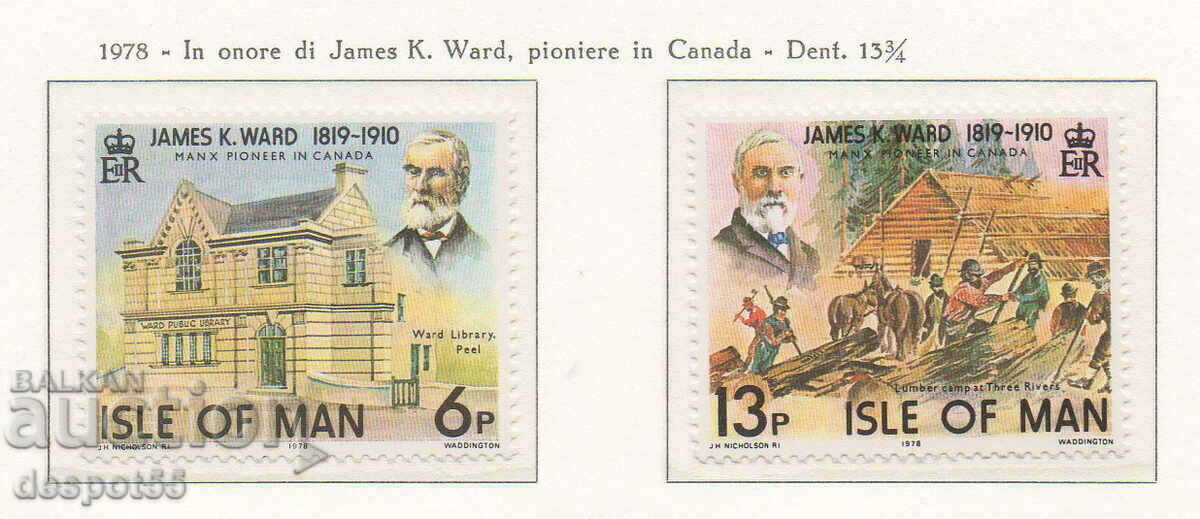 1978. Insula Man. În memoria lui James C. Ward, 1919-1910.