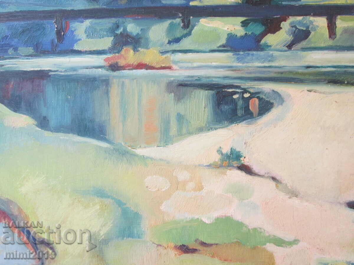 1976 Oil painting signed Todor Dryankov 70x40cm. - 5 1976 Oil painting signed Todor Dryankov 70x40cm. - 5