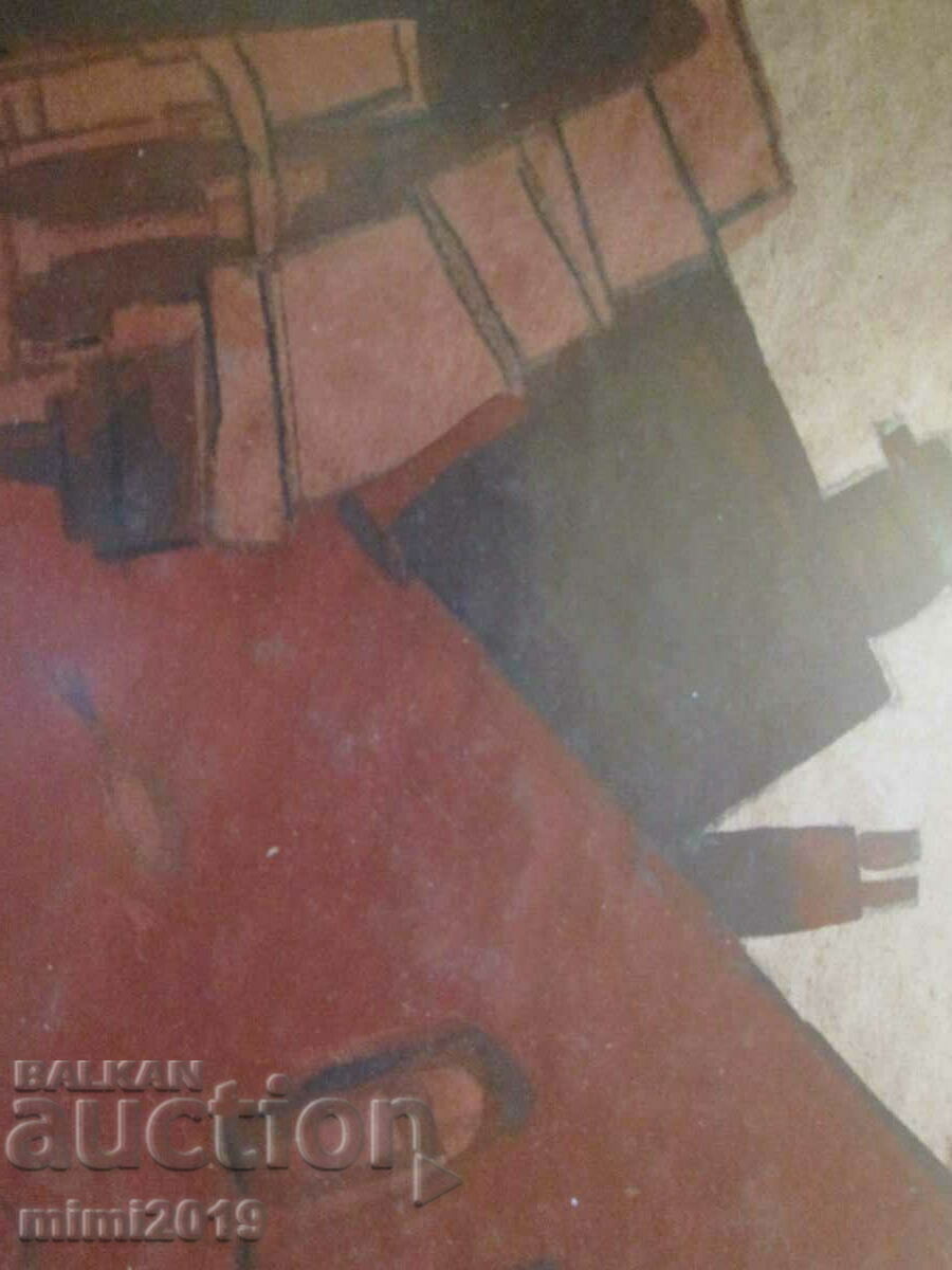 1983 Watercolor painting Todor Dryankov, signed, 50x40 cm. - 5