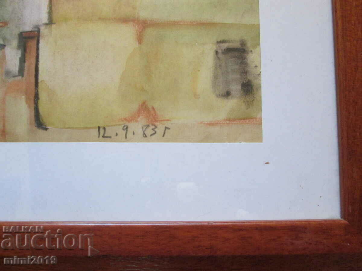 1983 Watercolor painting Todor Dryankov, signed, 60x50 cm. with price 800.00 BGN | € 409.03 1983 Watercolor painting Todor Dryankov, signed, 60x50 cm. with price 800.00 BGN | € 409.03