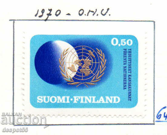 1970. Финландия. 25-та годишнина на ООН.