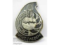 MTNT Pleven-Old metal badge