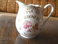 porcelain milk jug - England