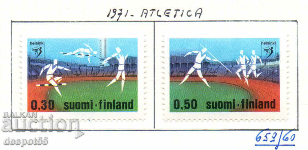 1971. Finland. European Championships in Athletics, Helsinki.