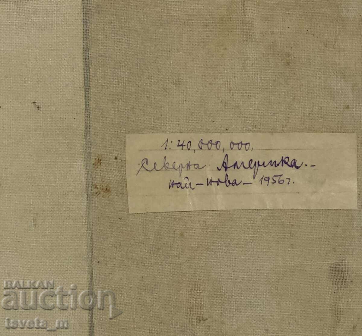 Harta Americii de Nord 1956 - 5