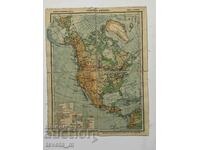 Map of North America 1956