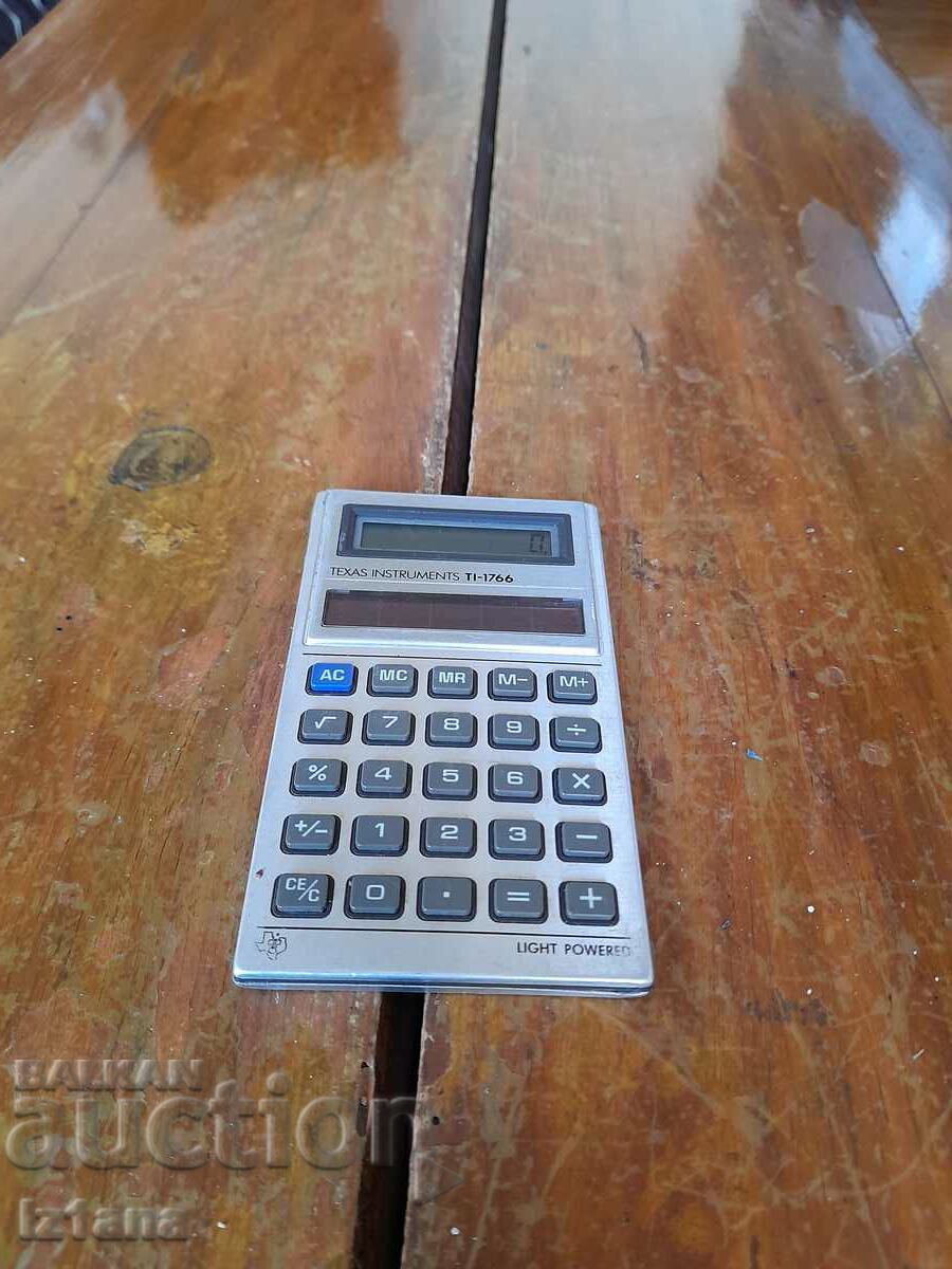 Old Texas Instruments TI-1766 calculator