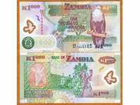 +++ ZAMBIA 1000 BLUE P NEW 2011 POLYMER UNC +++