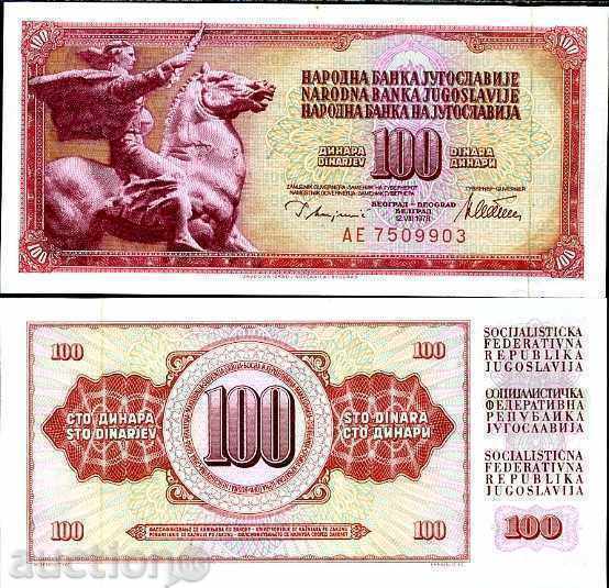 Zorba LICITAȚII IUGOSLAVIA TOP 100 dinari 1978 UNC
