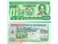 WINTER TOP AUCTIONS MOZAMBIQUE 100 MICHAEL 1989 UNC