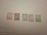 timbre poștale Bulgaria 1889