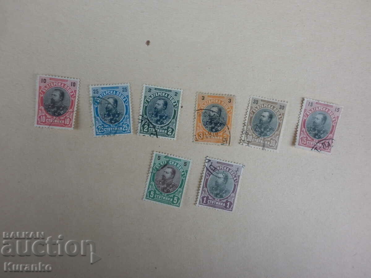 Пощенски марки   България  1901 г