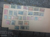 Postage stamps Bulgaria 1941-42 in a cardboard bag