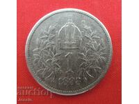 1 корона 1893 сребро Австрия