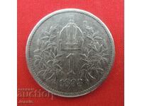 1 корона 1893 сребро Австрия