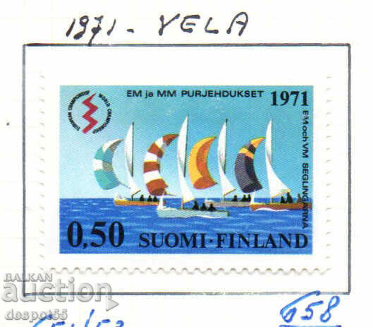 1971. Finland. European and World No. 1 in Sailing.