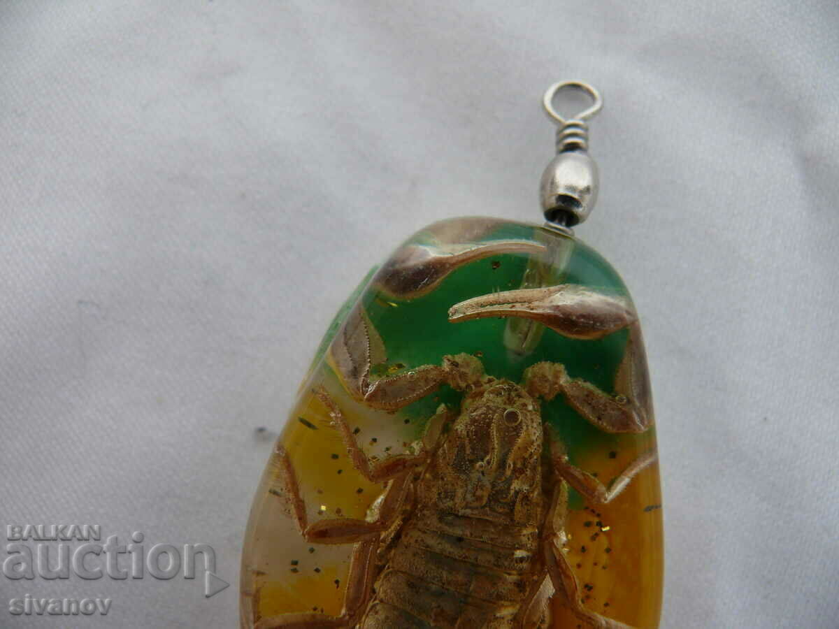 Delivery of Interesting Scorpion Locket Pendant #1851 Delivery of Interesting Scorpion Locket Pendant #1851